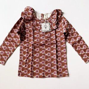 Kate Quinn Organics Girl Poppies and Daisies Top 6 years